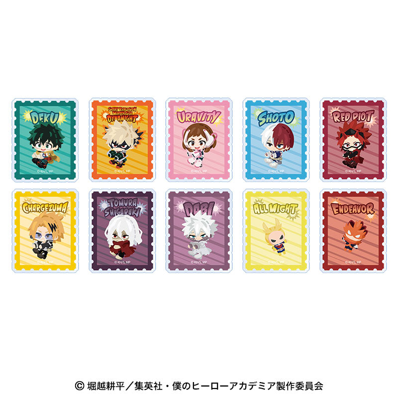 僕のヒーローアカデミア ランダム切手風アクリルステッカー – Cyber