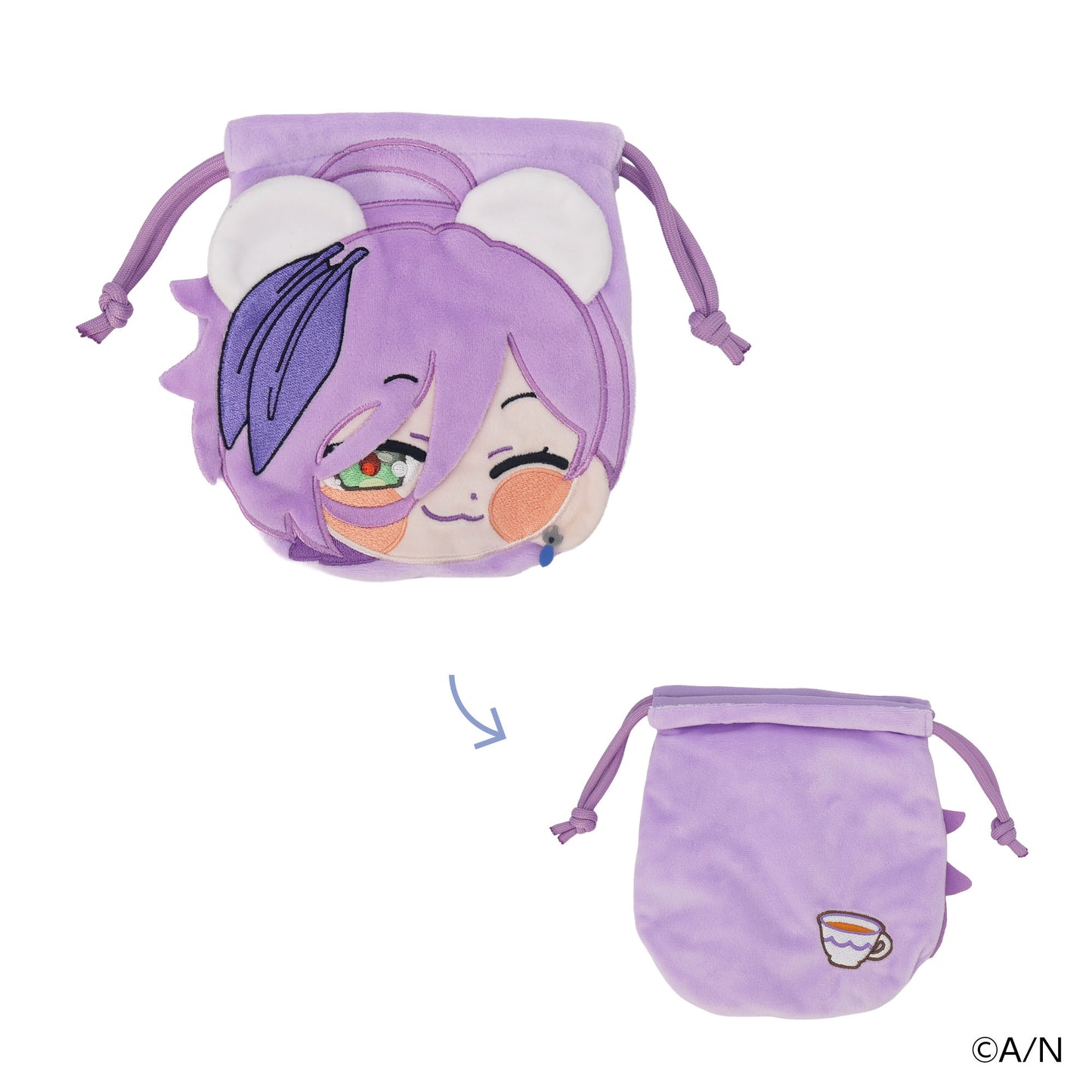3SKM×よこはまコスモワールド フェイス巾着