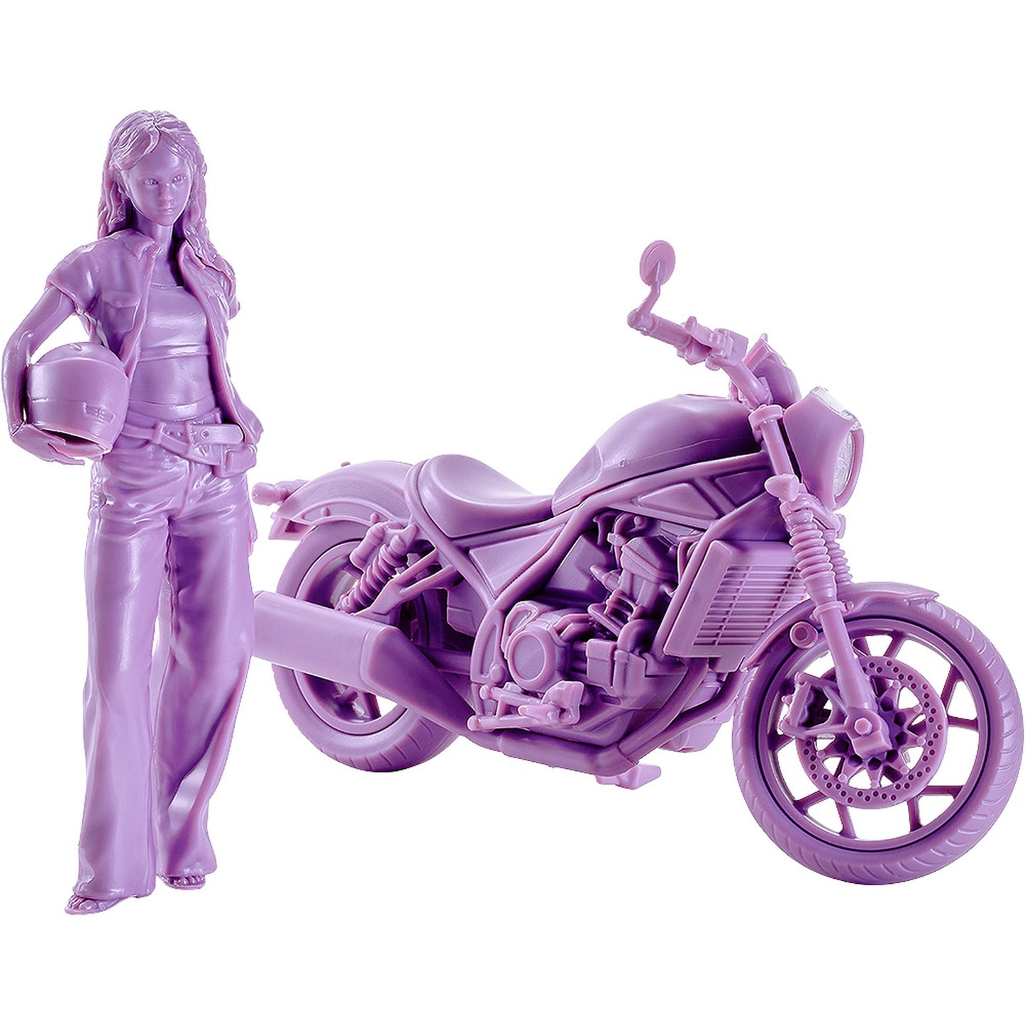 PLAMAX MF-101 Rider's portrait Honda Rebel 1100 ラベンダー
