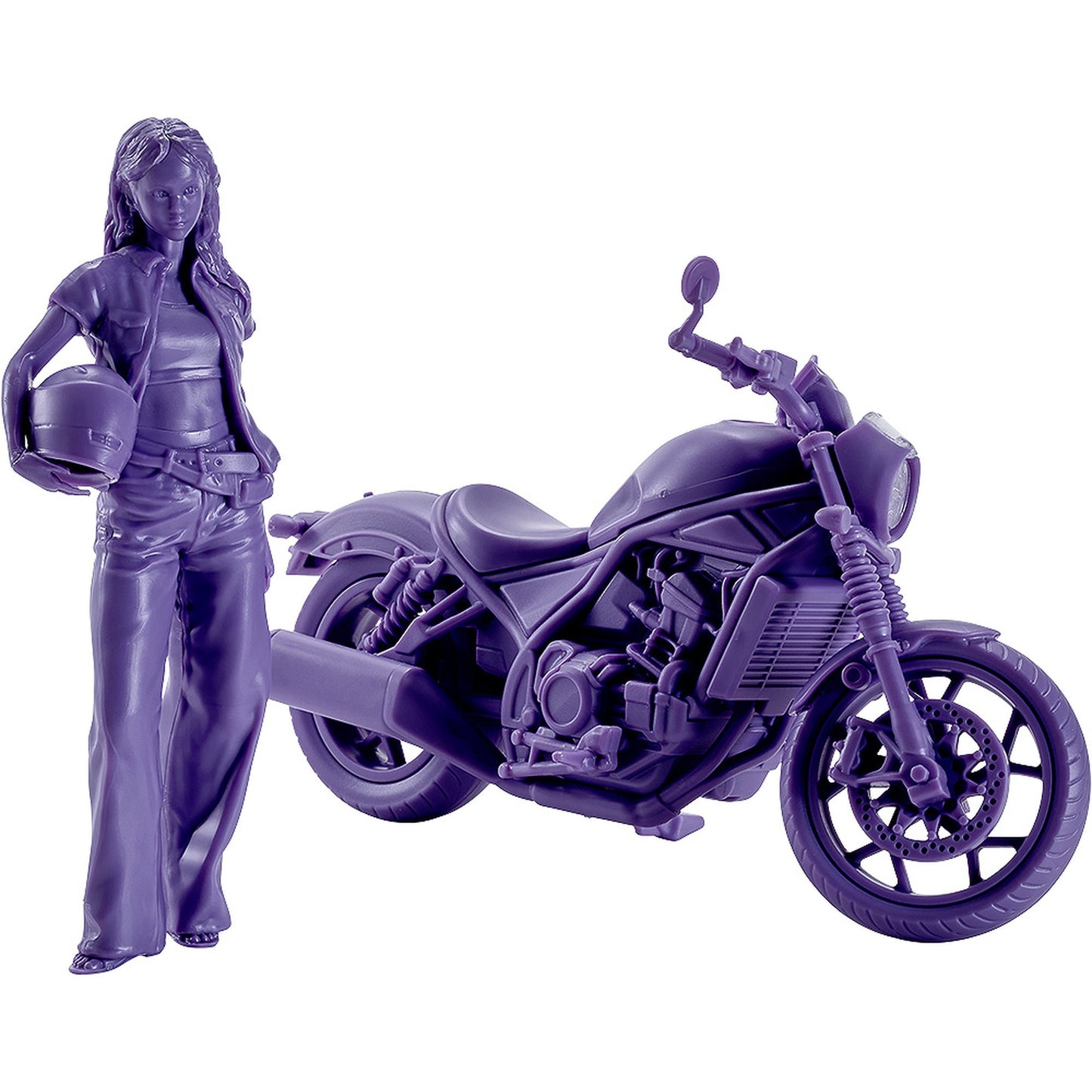 PLAMAX MF-101 Rider's portrait Honda Rebel 1100 ネイビー