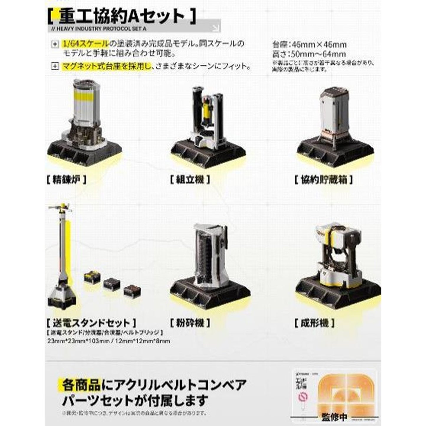1/64 『アークナイツ:エンドフィールド』 集成工業シリーズ 重工協約Aセットボックス