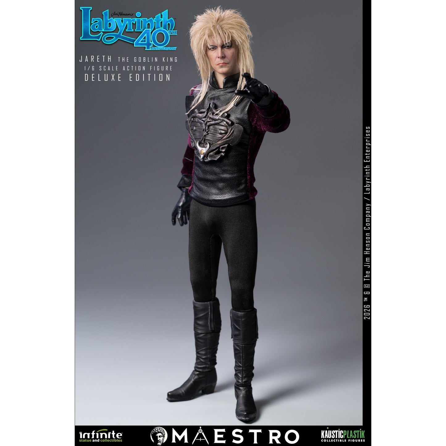 ラビリンス/ ジャレス ザ・ゴブリンキング 1/6 アクションフィギュア DELUXE エディション