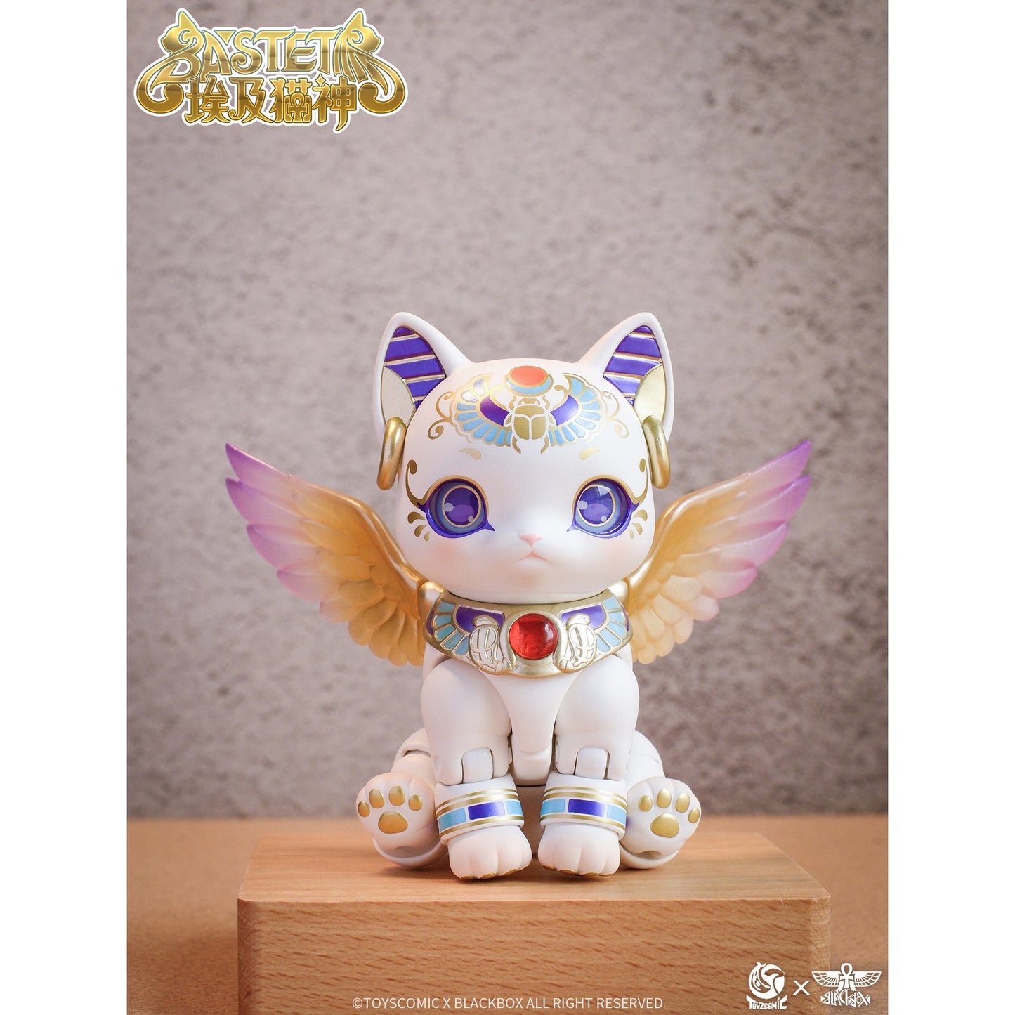 TOYSCOMIC×BLACKBOX Bastet(バステト)ノンスケール 可動フィギュア(ホワイト)