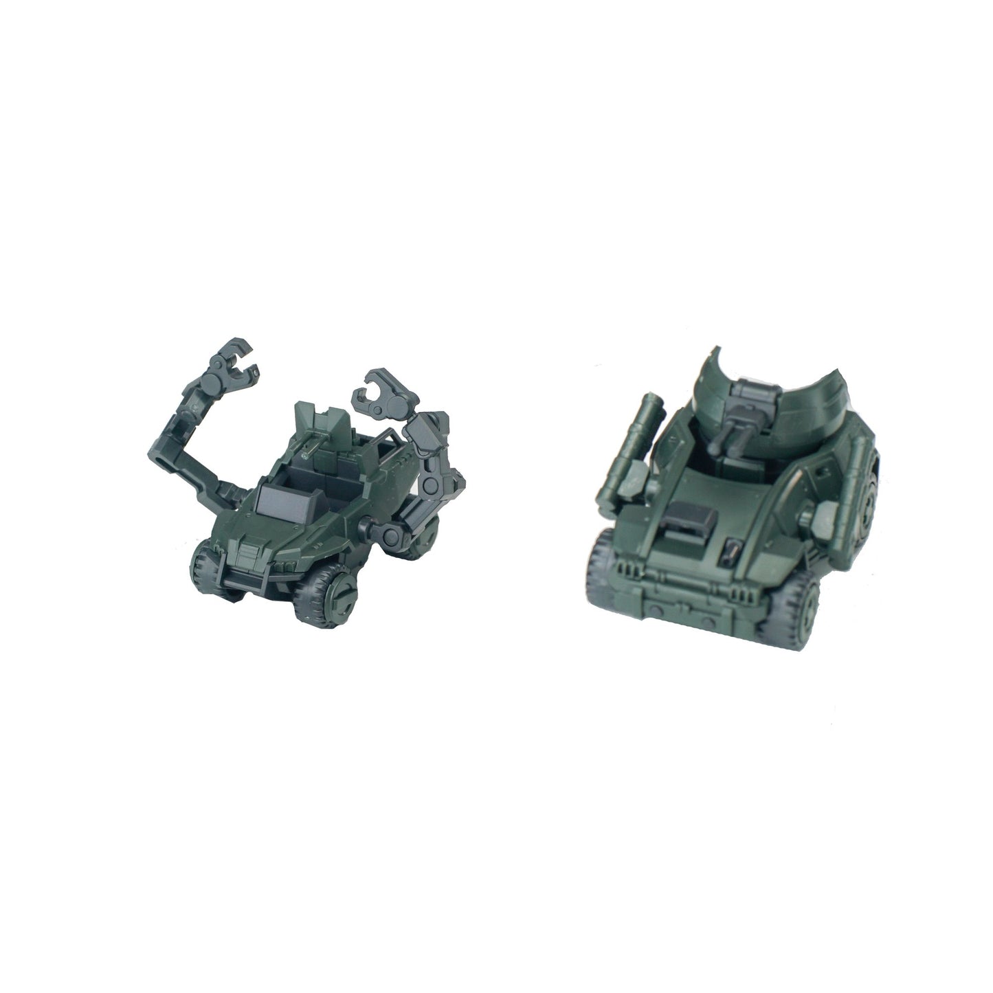 SHEIK MAINLAND 3 min projectシリーズ ヤマネコ戦闘車&ヤマアラシ戦闘車 1/18スケールプラスチックモデルキット(グリーン)