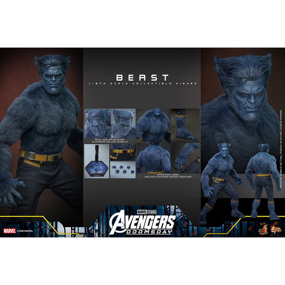 【ムービー・マスターピース】 『アベンジャーズ/ドゥームズデイ』 1/6スケールフィギュア ビースト