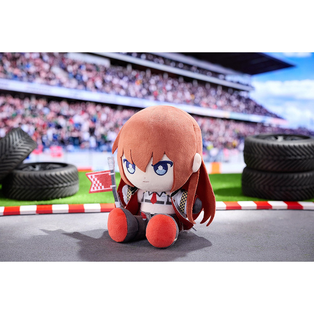 『STEINS;GATE』 牧瀬紅莉栖 Racing Ver. プニプニ ぬいぐるみ