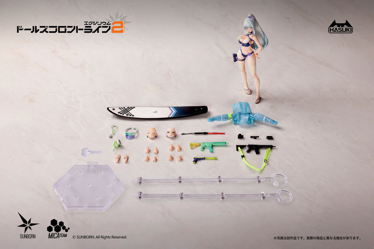 pocket art PA013 『ドールズフロントライン2:エクシリウム』 クルカイ 蒼き軌跡Ver. 通常版 1/12 完成品アクションフィギュア
