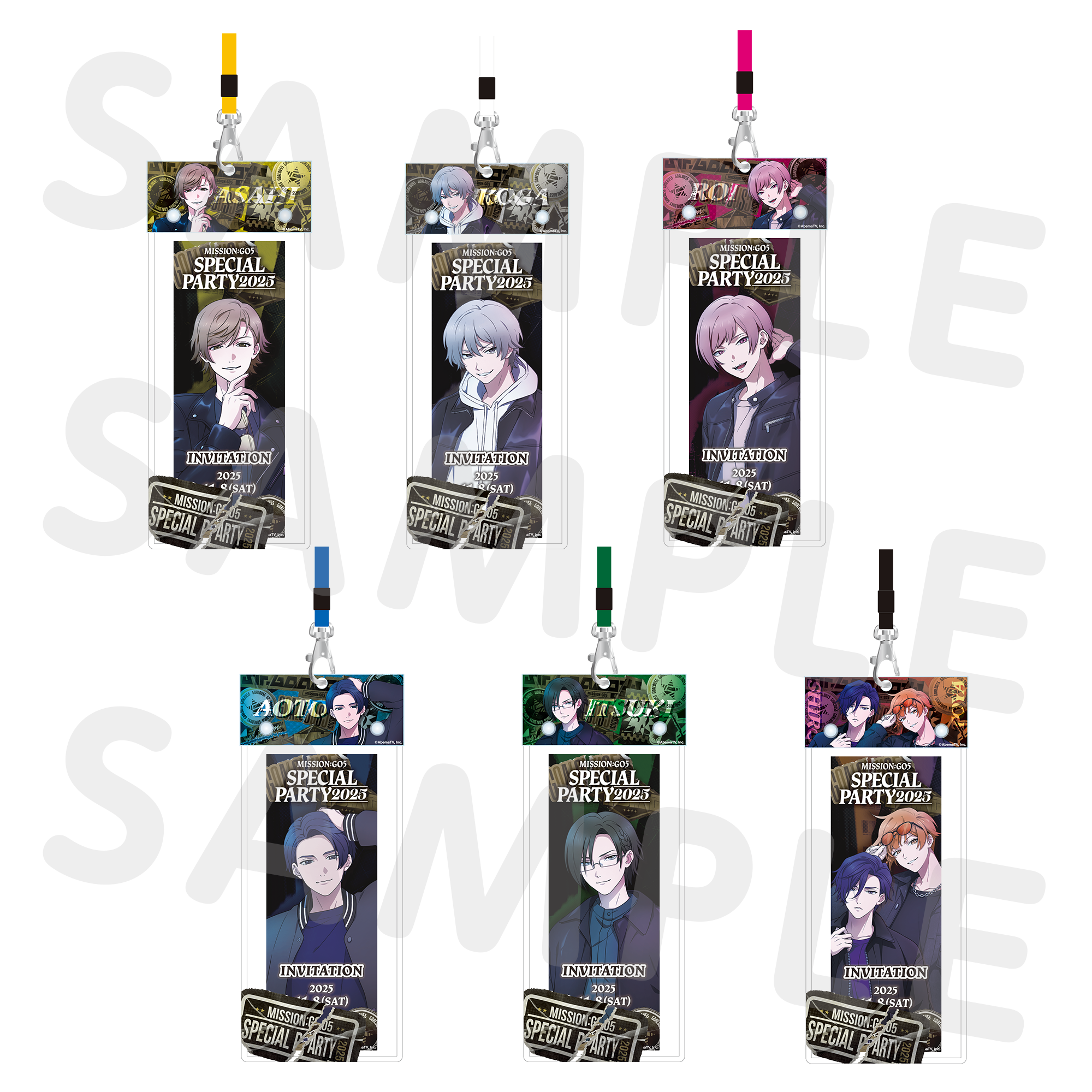 GOALOUS5 「MISSION：GO5 SPECIAL PARTY 2025」チケットホルダーセット