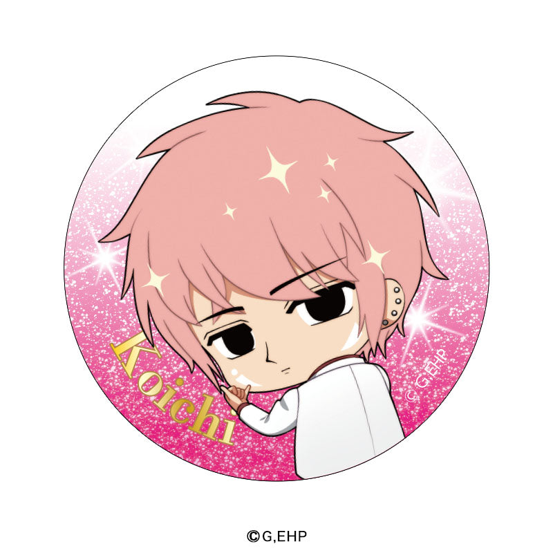 えぶりでいホスト 【指名不可】今夜も明け方も輝き続ける トレーディンググリッター缶バッジ（全6種）