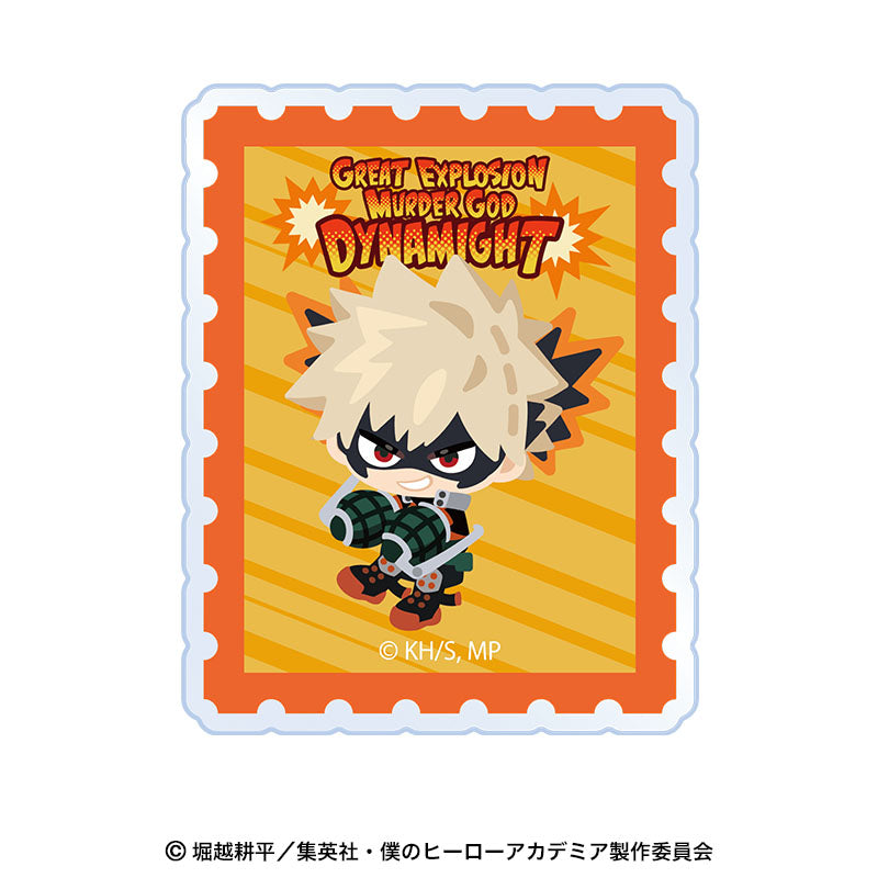 僕のヒーローアカデミア ランダム切手風アクリルステッカー – Cyber