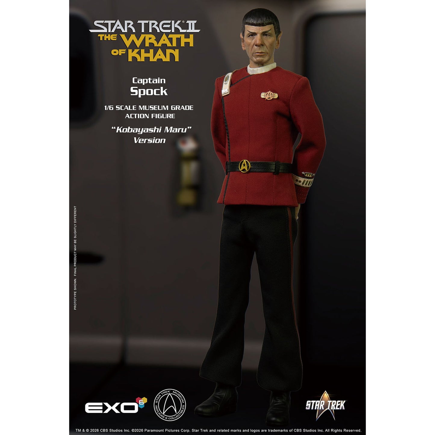 1/6 ハイパーリアリスティックアクションフィギュア スター・トレック2：カーンの逆襲 Mr.スポック "コバヤシマル・テスト"