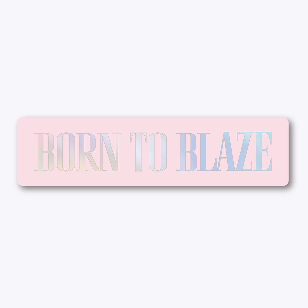 【BORN TO BLAZE】  BORN TO BLAZEステッカー小（SAKURA）