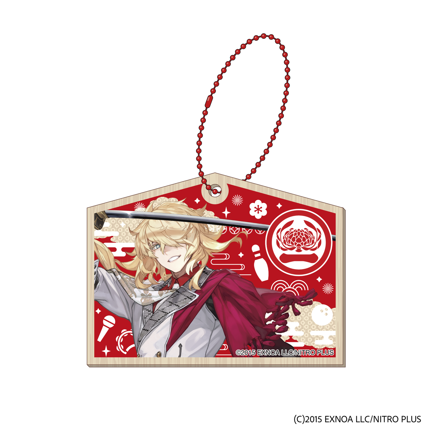 刀剣乱舞ONLINE 木製絵馬風キーホルダー ROUND1 Ver.