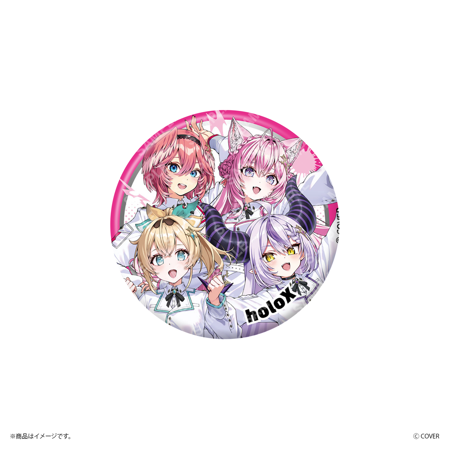 【ねぽっくす！】 holoXランダム缶バッジ