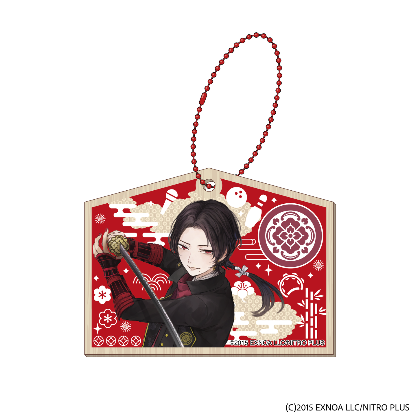 刀剣乱舞ONLINE 木製絵馬風キーホルダー ROUND1 Ver.