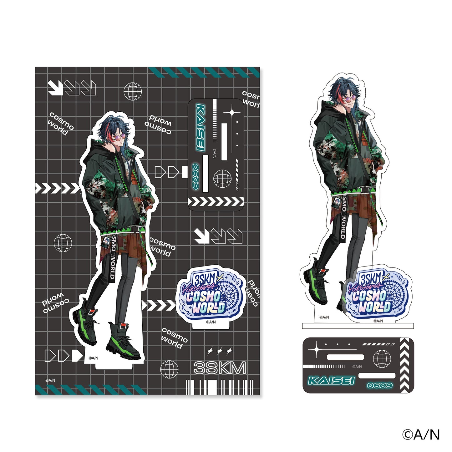 3SKM×よこはまコスモワールド アクリルスタンド