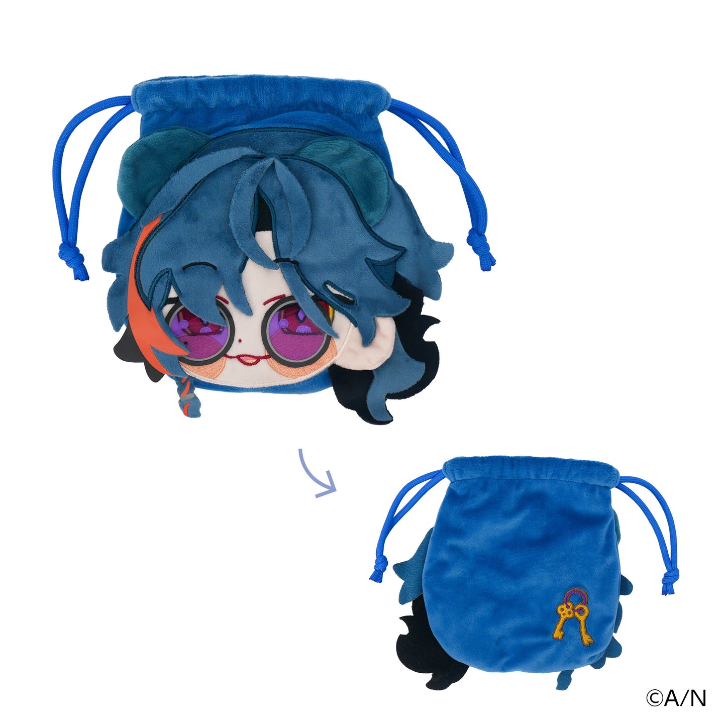 3SKM×よこはまコスモワールド フェイス巾着