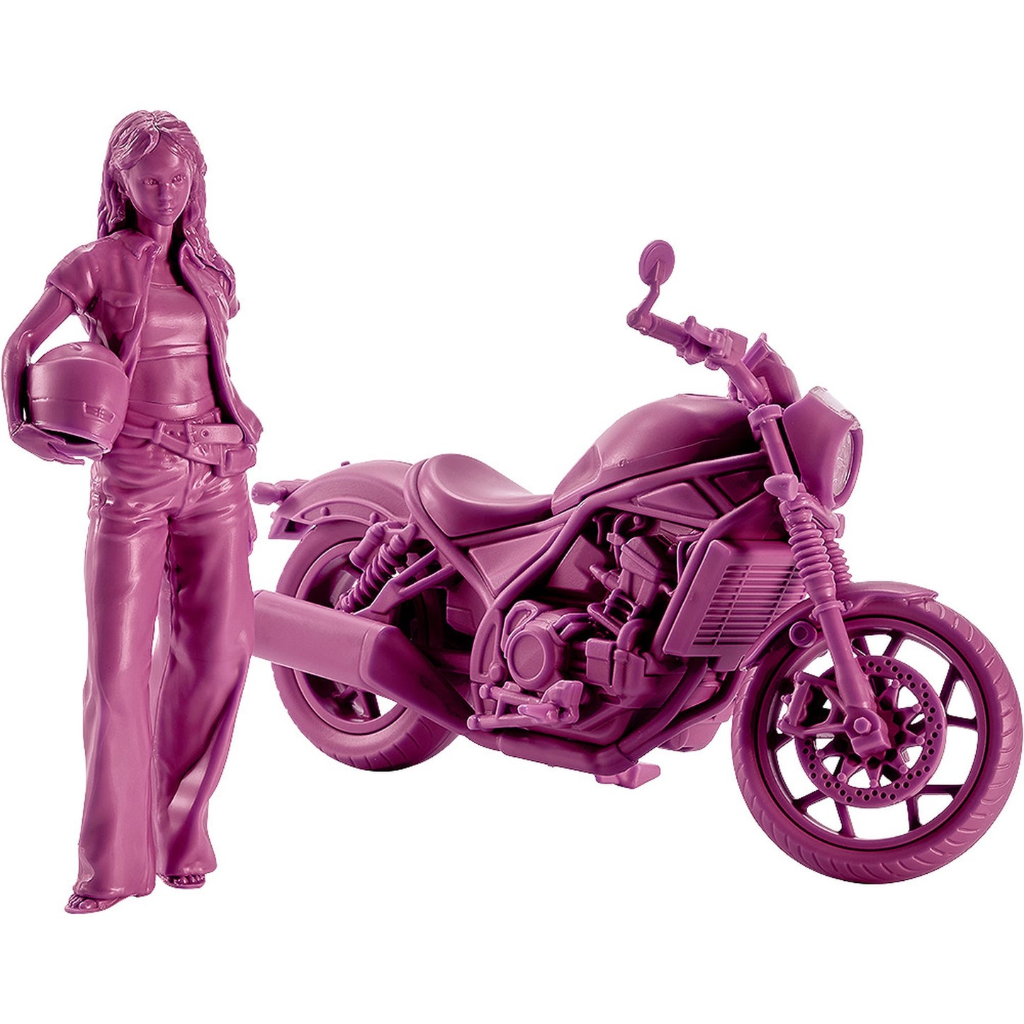 PLAMAX MF-101 Rider's portrait Honda Rebel 1100 ワインレッド