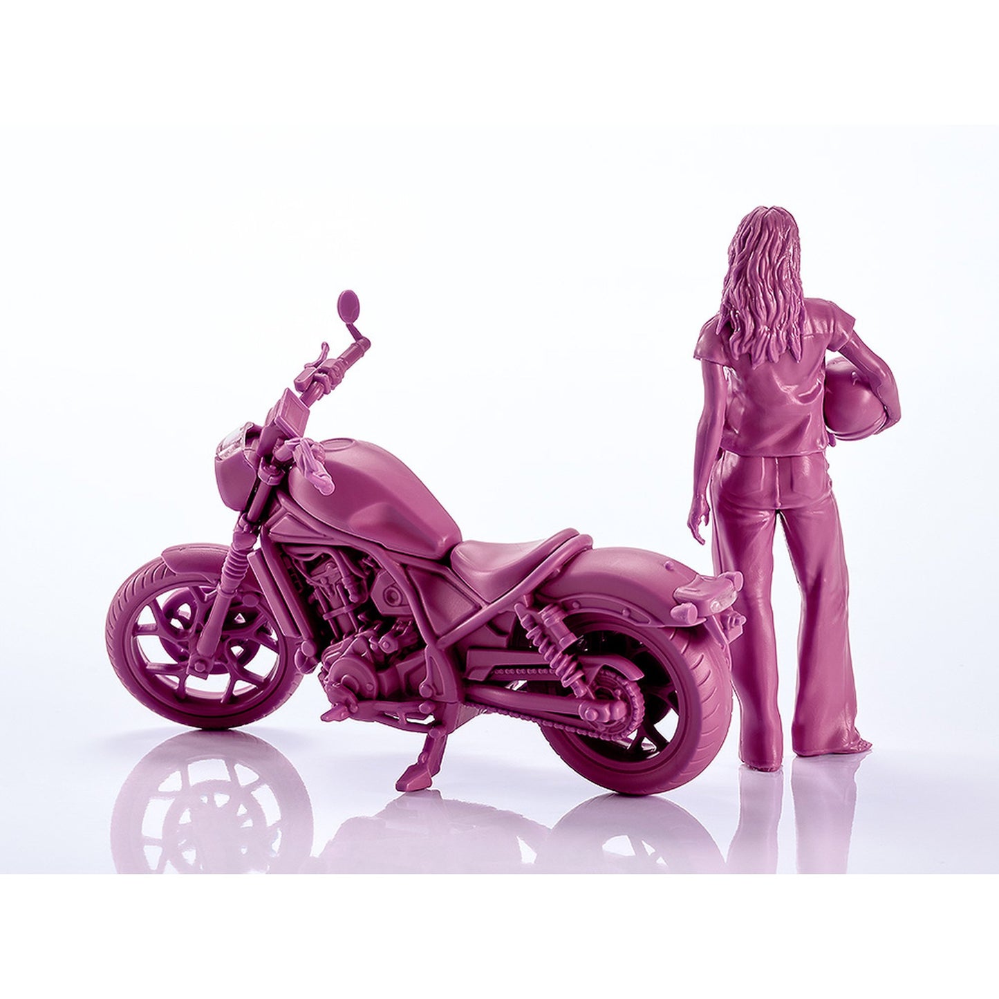 PLAMAX MF-101 Rider's portrait Honda Rebel 1100 ワインレッド