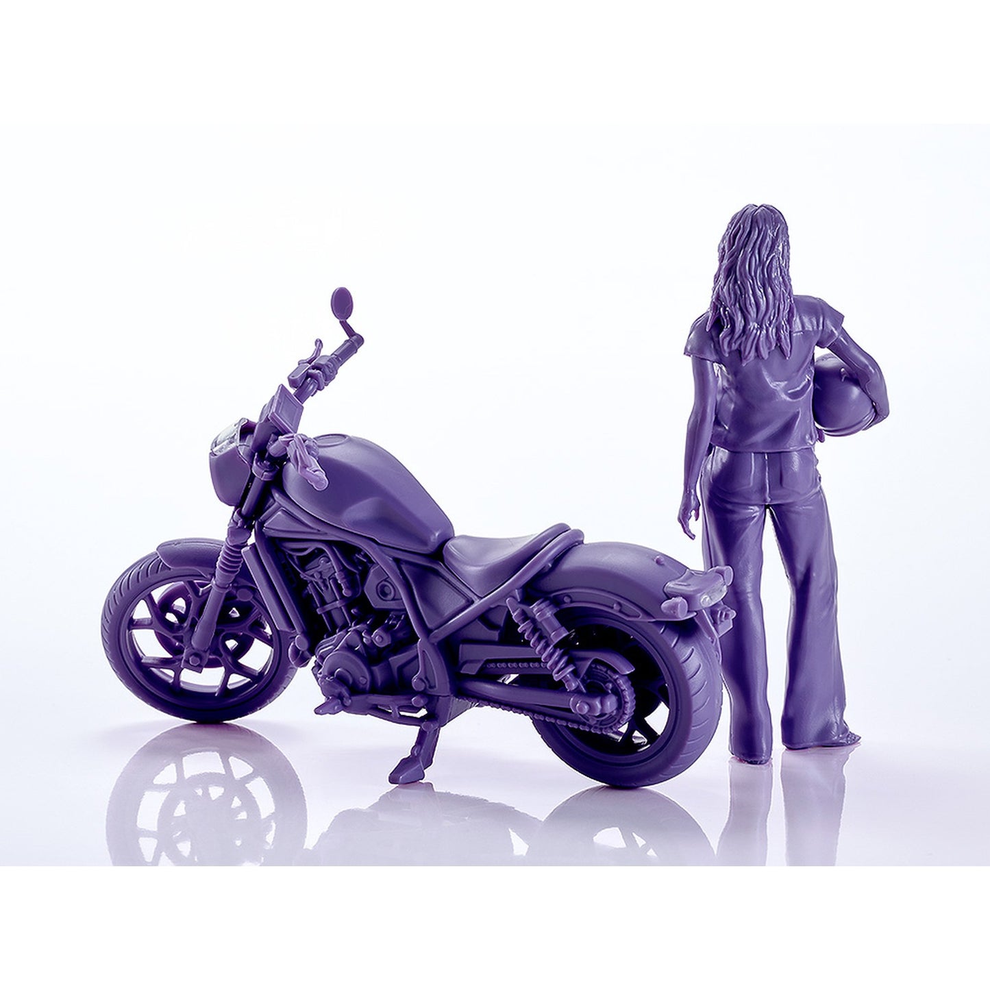 PLAMAX MF-101 Rider's portrait Honda Rebel 1100 ネイビー