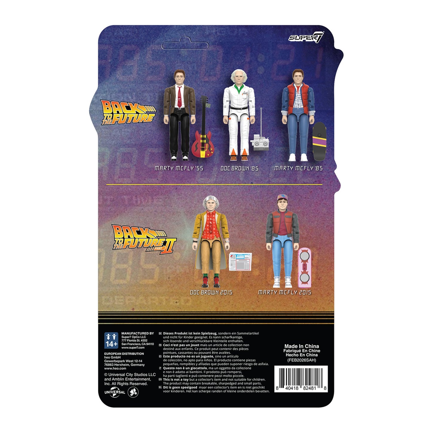 【リ・アクション+】 3.75インチ・アクションフィギュア 『バック・トゥ・ザ・フューチャー』シリーズ2 エメット・ブラウン博士（2015年）