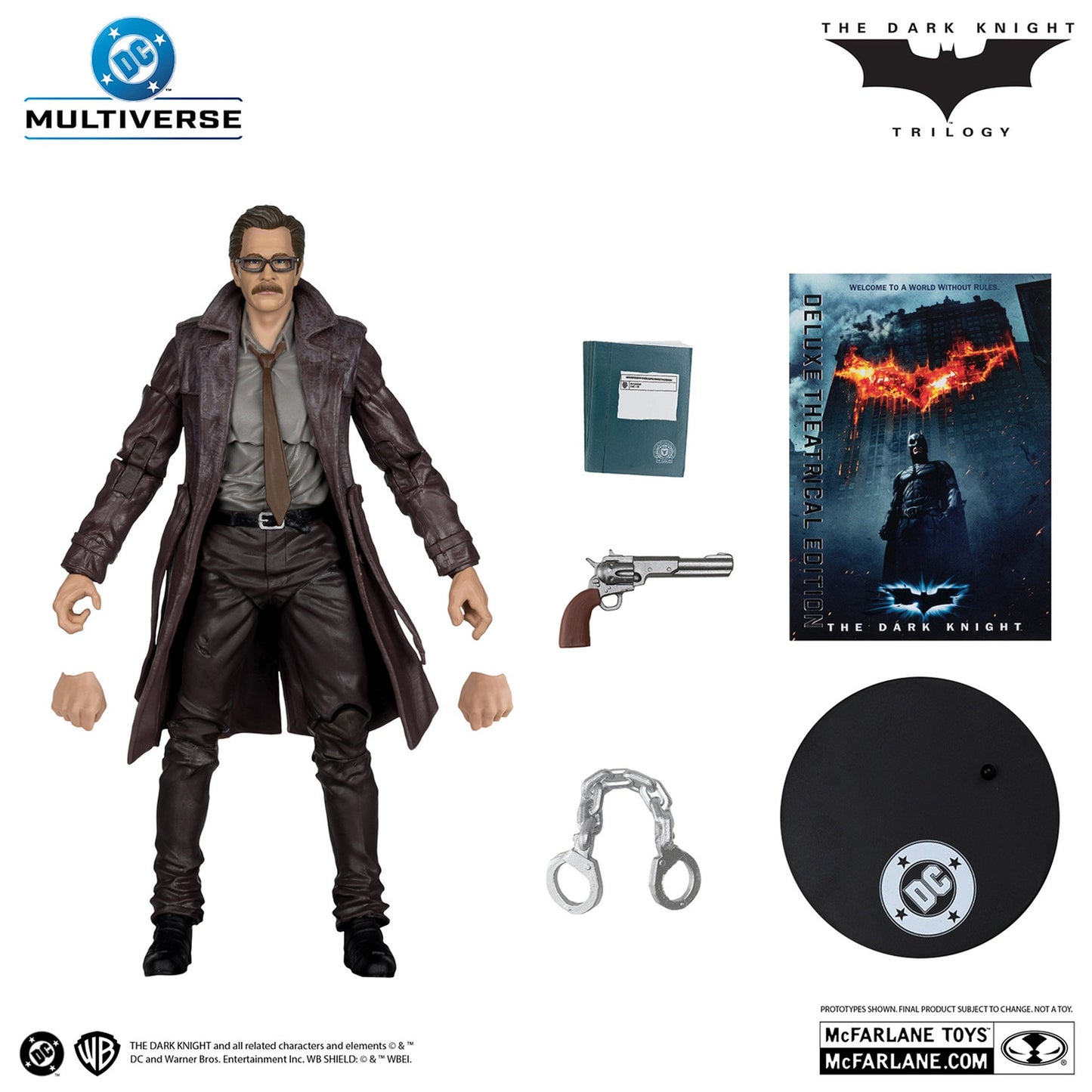 『ＤＣ』 【ＤＣマルチバース】 7インチ・アクションフィギュア 「デラックス・シアトリカル・エディション」 ゴードン本部長［映画『ダークナイト・トリロジー』］