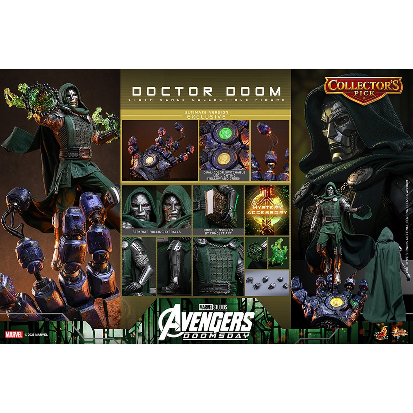 【ムービー・マスターピース】 『アベンジャーズ／ドゥームズデイ』 1/6スケールフィギュア ドクター・ドゥーム（アルティメット版）