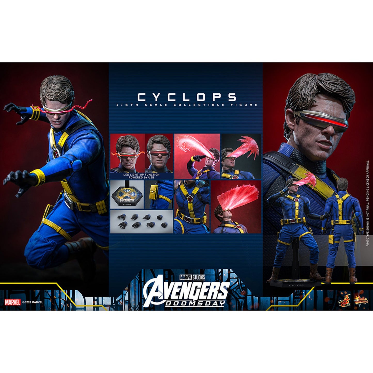 【ムービー・マスターピース】 『アベンジャーズ／ドゥームズデイ』 1/6スケールフィギュア サイクロップス
