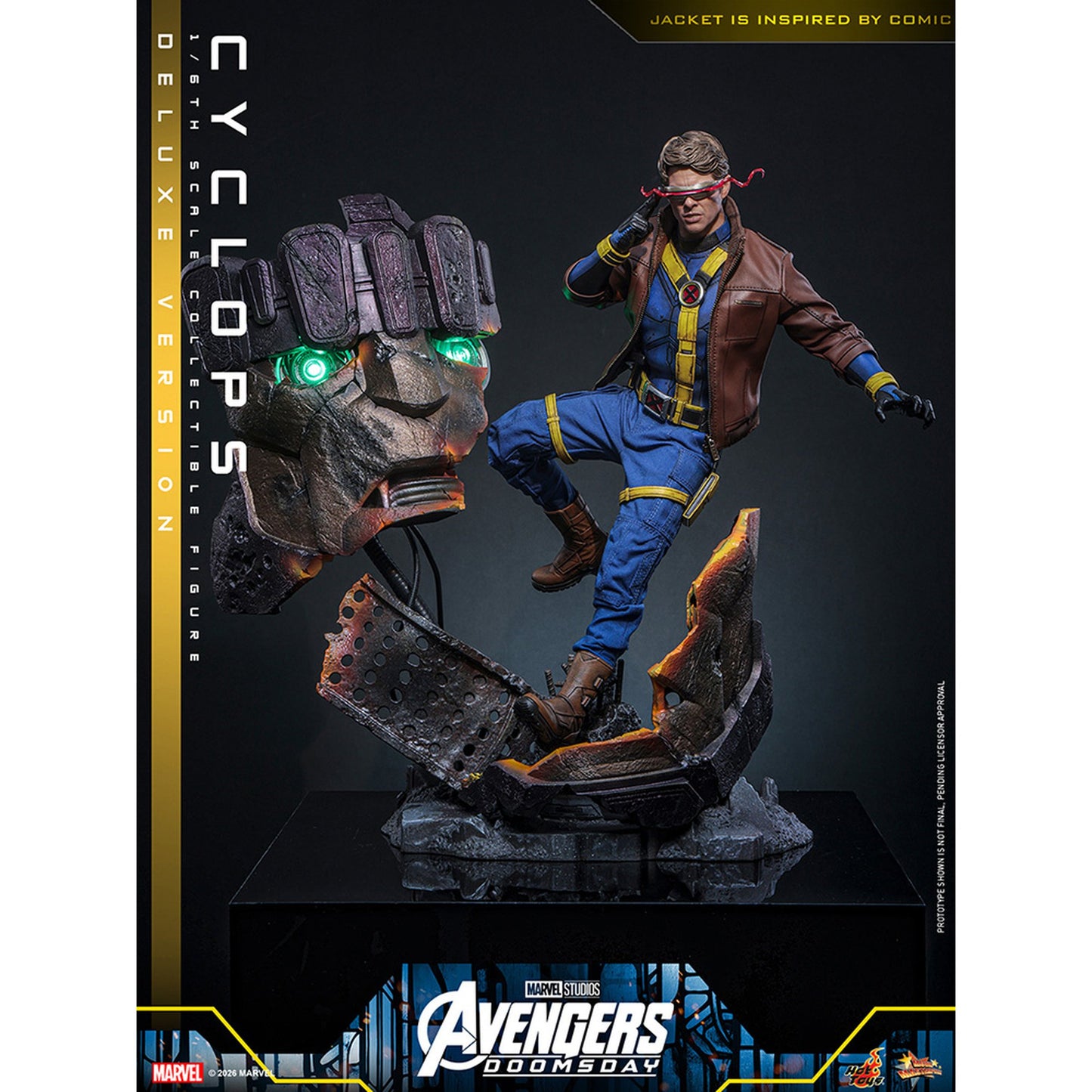【ムービー・マスターピース】 『アベンジャーズ／ドゥームズデイ』 1/6スケールフィギュア サイクロップス（デラックス版）