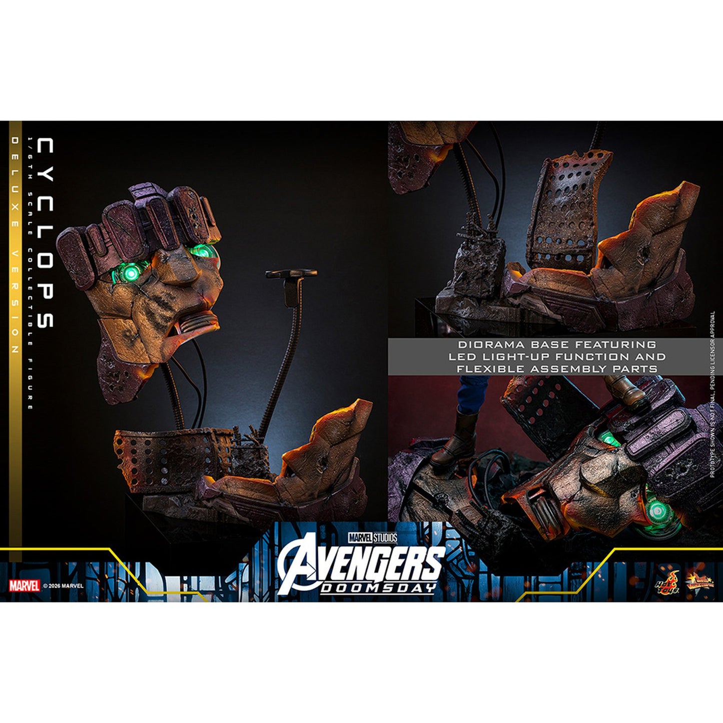 【ムービー・マスターピース】 『アベンジャーズ／ドゥームズデイ』 1/6スケールフィギュア サイクロップス（デラックス版）