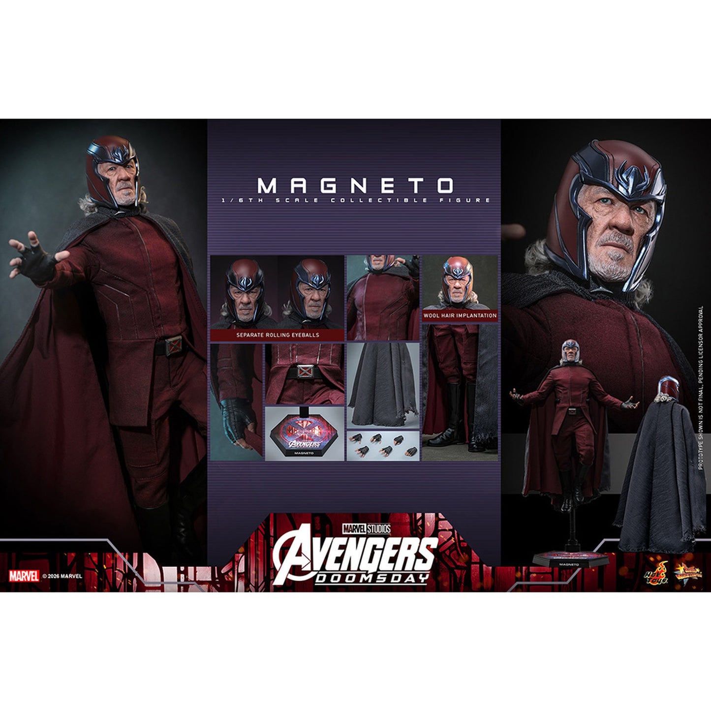 【ムービー・マスターピース】 『アベンジャーズ／ドゥームズデイ』 1/6スケールフィギュア マグニートー