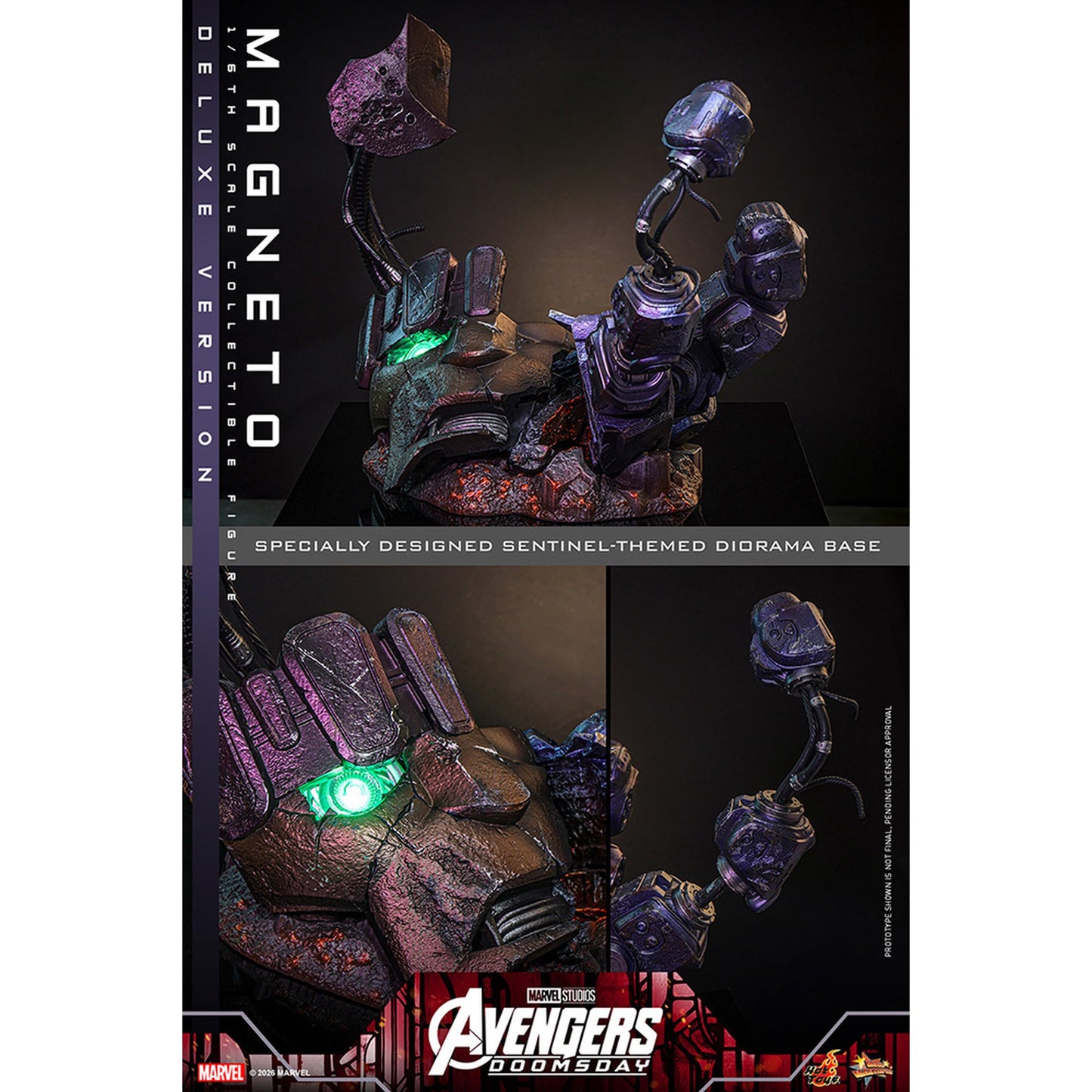 【ムービー・マスターピース】 『アベンジャーズ／ドゥームズデイ』 1/6スケールフィギュア マグニートー（デラックス版）