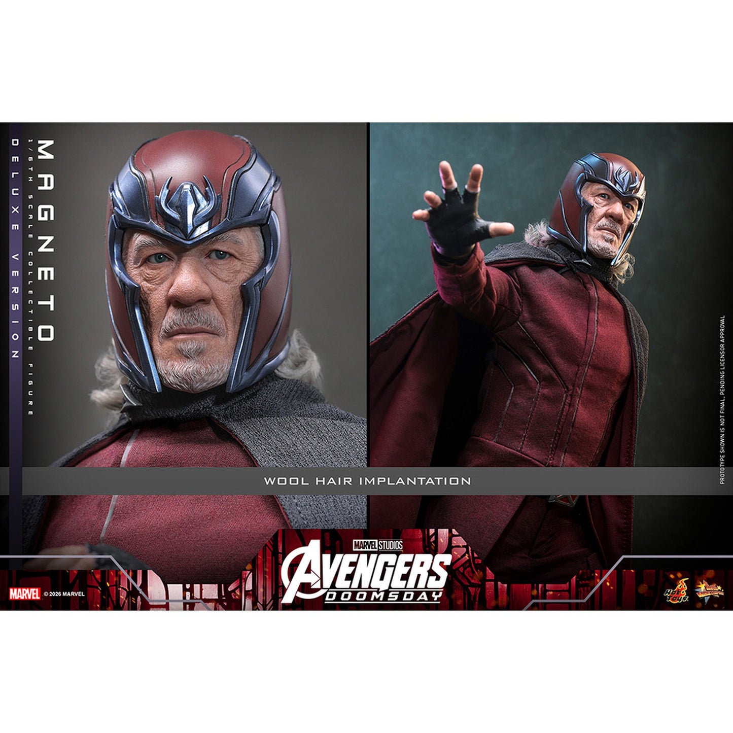【ムービー・マスターピース】 『アベンジャーズ／ドゥームズデイ』 1/6スケールフィギュア マグニートー（デラックス版）