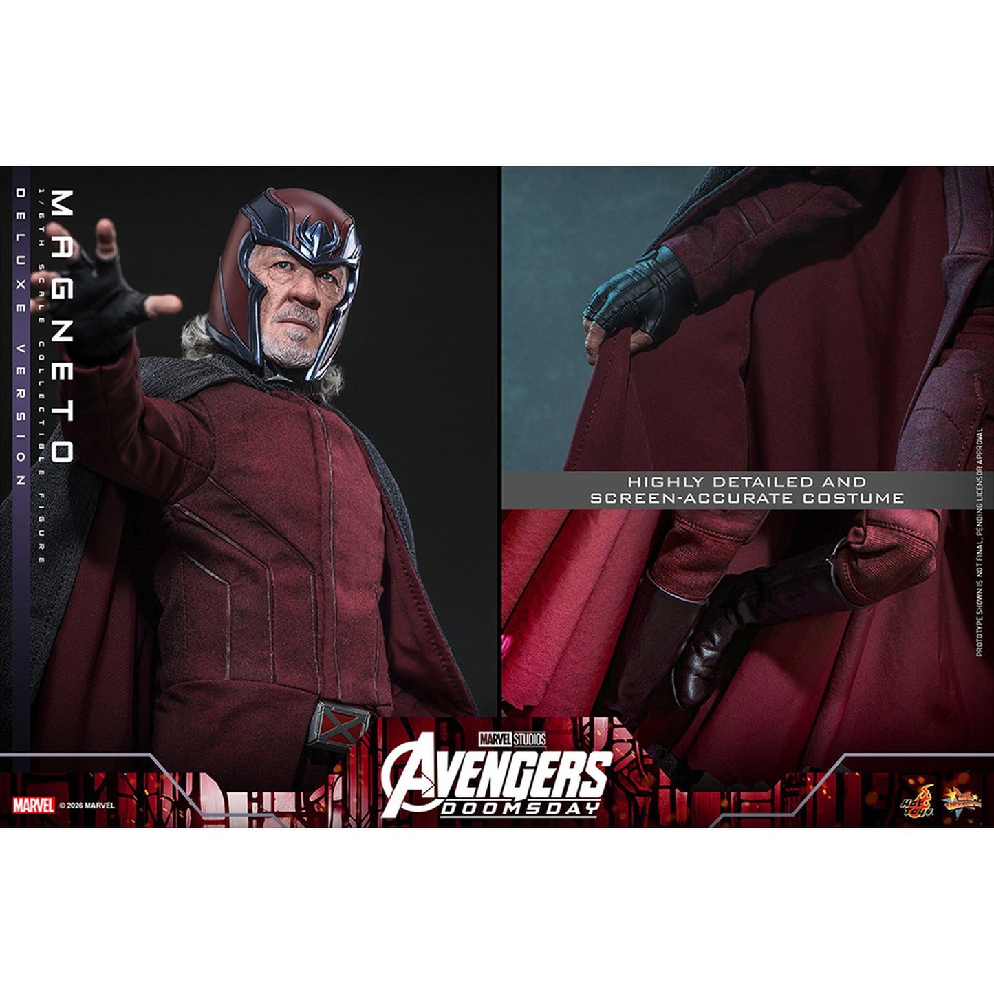 【ムービー・マスターピース】 『アベンジャーズ／ドゥームズデイ』 1/6スケールフィギュア マグニートー（デラックス版）