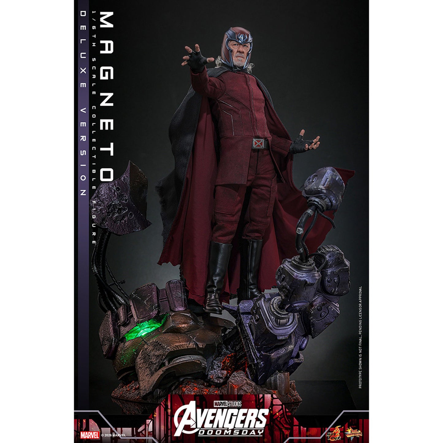 【ムービー・マスターピース】 『アベンジャーズ／ドゥームズデイ』 1/6スケールフィギュア マグニートー（デラックス版）