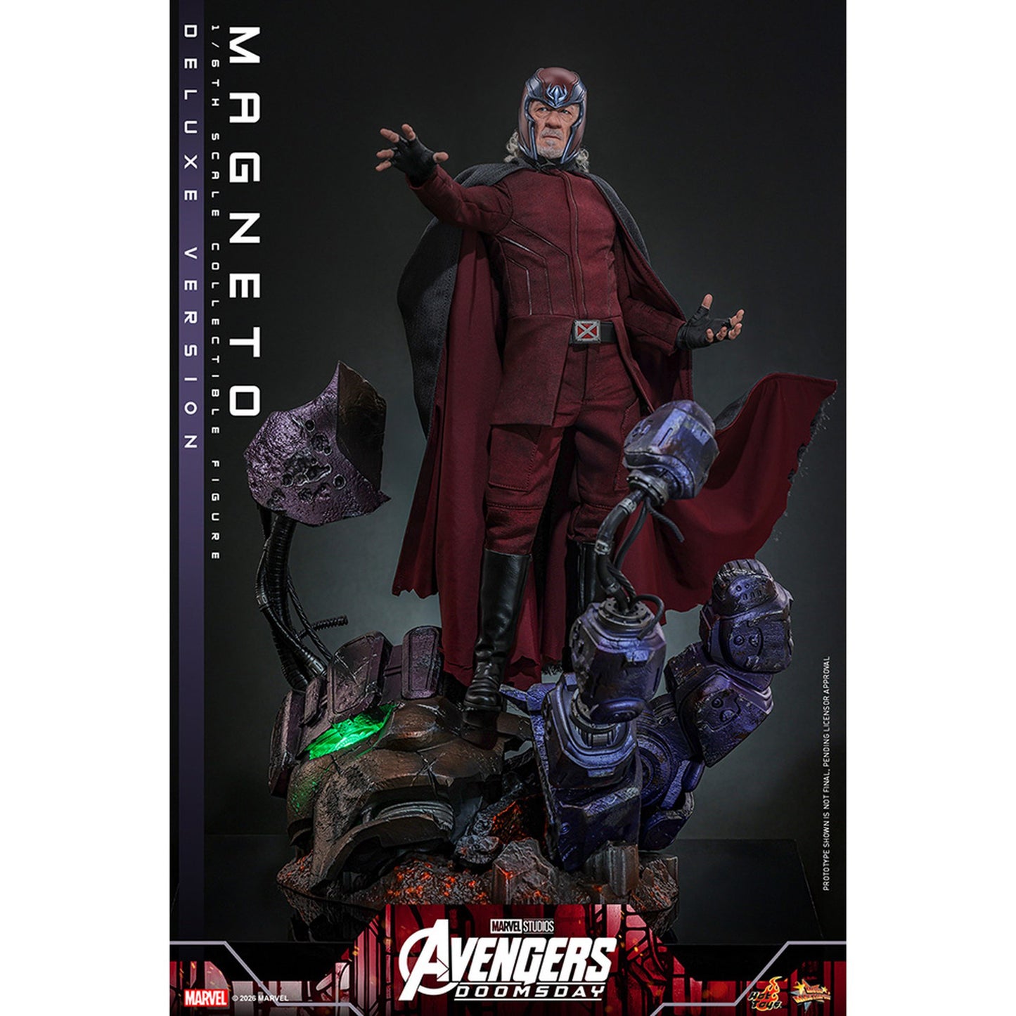 【ムービー・マスターピース】 『アベンジャーズ／ドゥームズデイ』 1/6スケールフィギュア マグニートー（デラックス版）