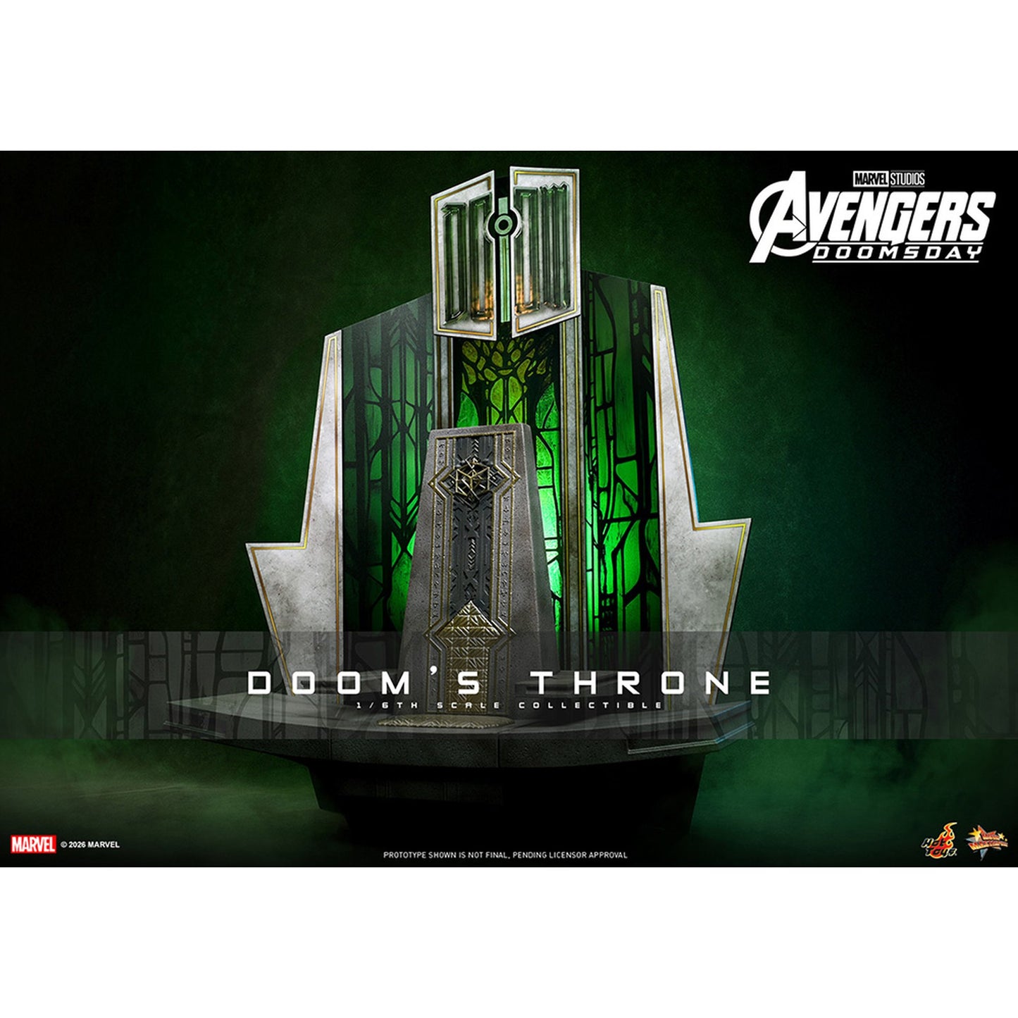 【ホットトイズ・アクセサリー・コレクション】 『アベンジャーズ／ドゥームズデイ』 1/6スケールフィギュア用アクセサリー ドゥームの玉座