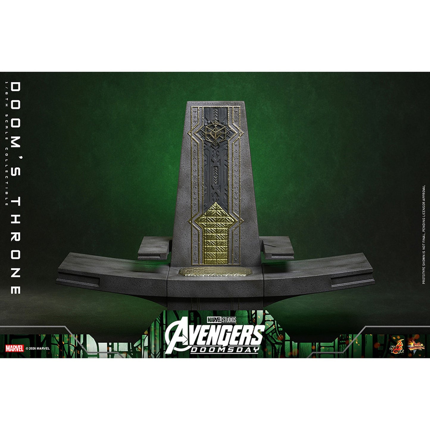 【ホットトイズ・アクセサリー・コレクション】 『アベンジャーズ／ドゥームズデイ』 1/6スケールフィギュア用アクセサリー ドゥームの玉座