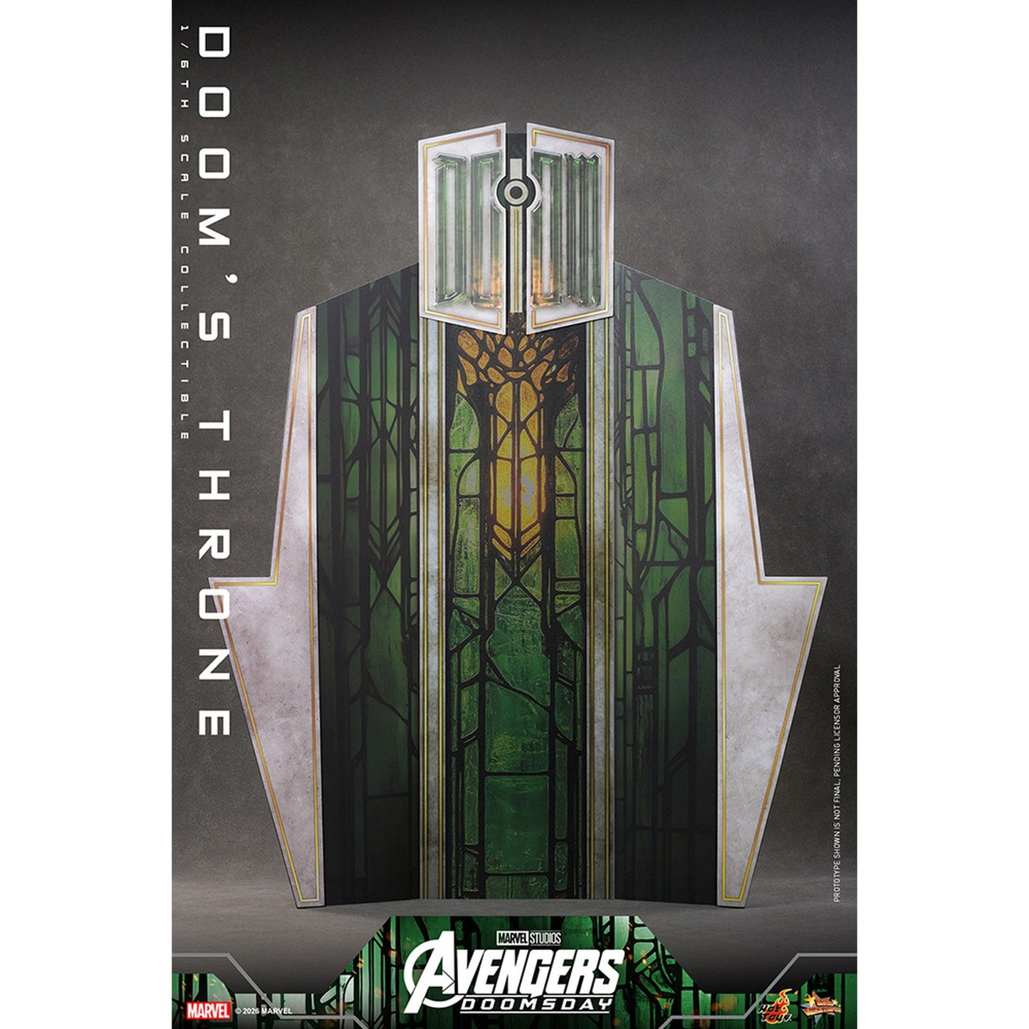 【ホットトイズ・アクセサリー・コレクション】 『アベンジャーズ／ドゥームズデイ』 1/6スケールフィギュア用アクセサリー ドゥームの玉座