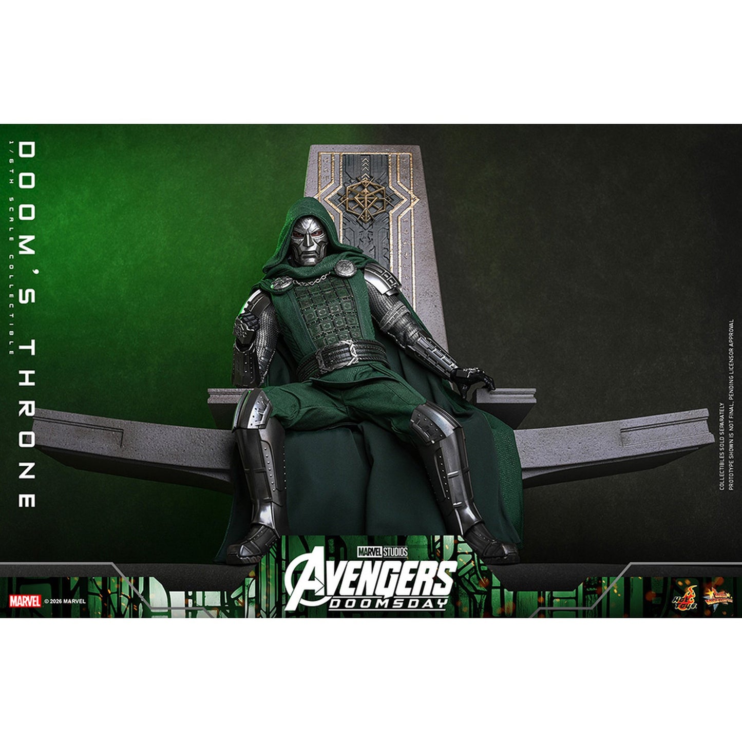 【ホットトイズ・アクセサリー・コレクション】 『アベンジャーズ／ドゥームズデイ』 1/6スケールフィギュア用アクセサリー ドゥームの玉座