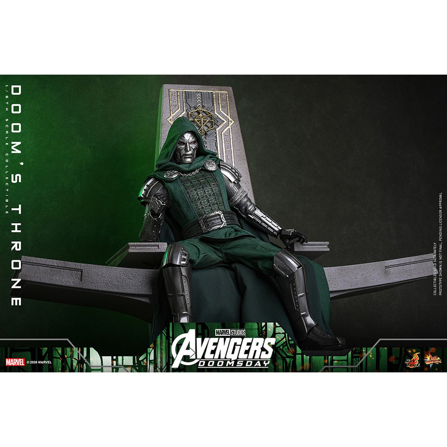 【ホットトイズ・アクセサリー・コレクション】 『アベンジャーズ／ドゥームズデイ』 1/6スケールフィギュア用アクセサリー ドゥームの玉座