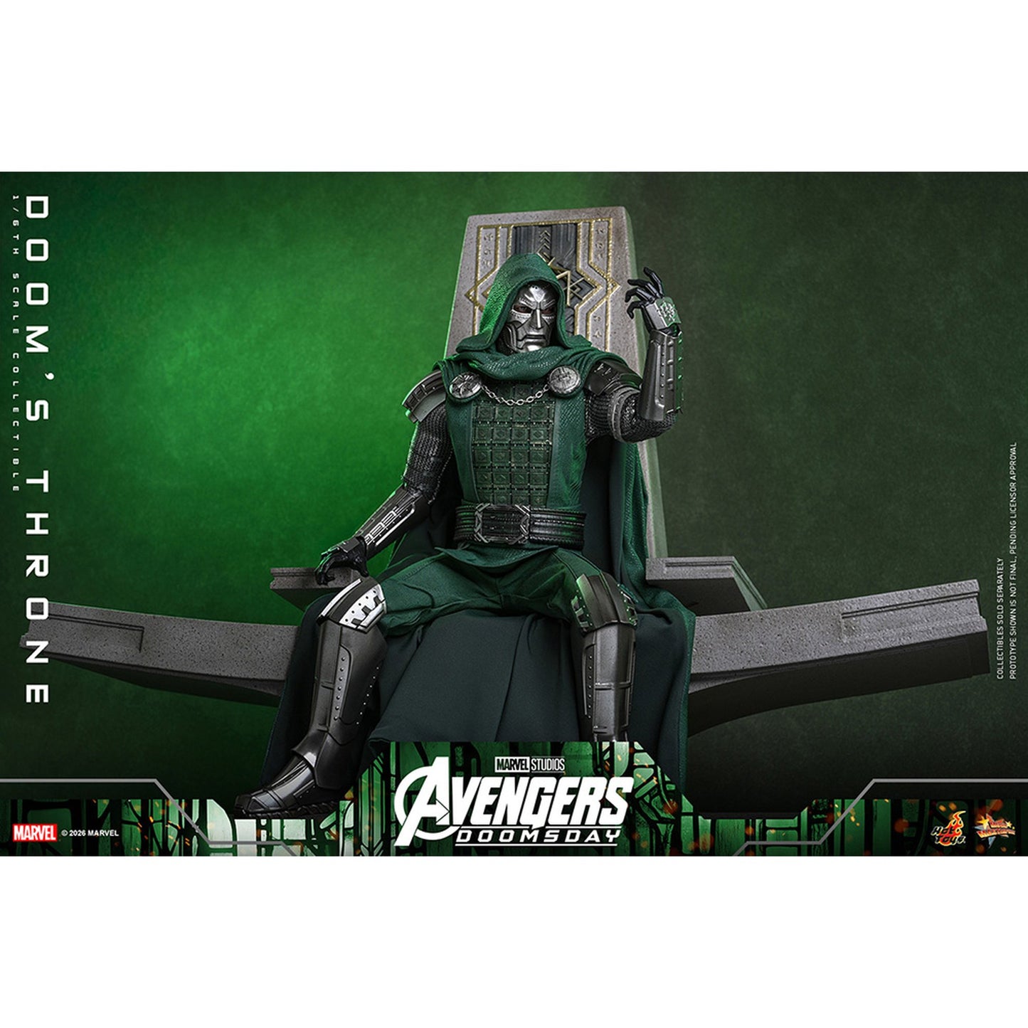 【ホットトイズ・アクセサリー・コレクション】 『アベンジャーズ／ドゥームズデイ』 1/6スケールフィギュア用アクセサリー ドゥームの玉座