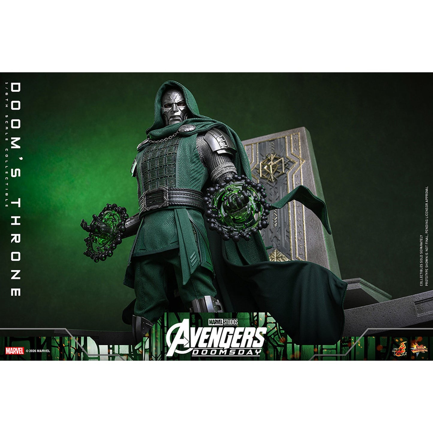 【ホットトイズ・アクセサリー・コレクション】 『アベンジャーズ／ドゥームズデイ』 1/6スケールフィギュア用アクセサリー ドゥームの玉座