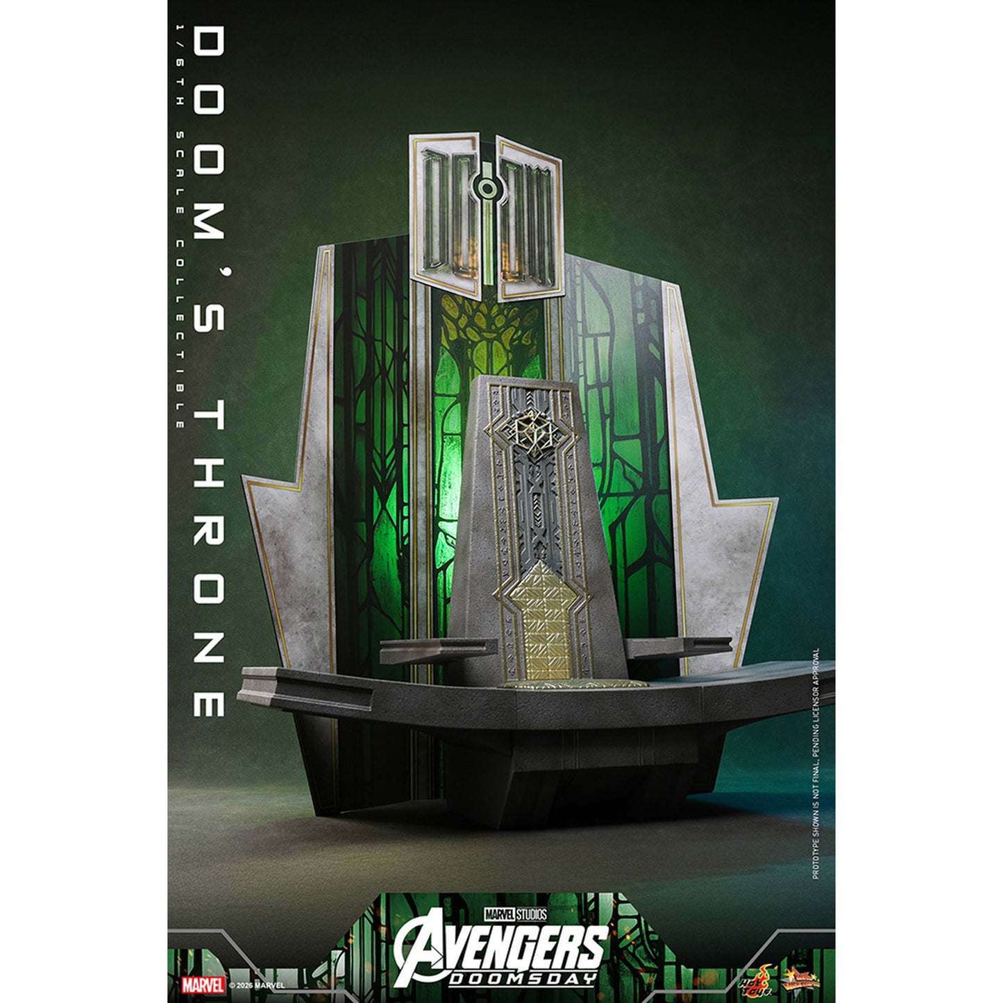 【ホットトイズ・アクセサリー・コレクション】 『アベンジャーズ／ドゥームズデイ』 1/6スケールフィギュア用アクセサリー ドゥームの玉座