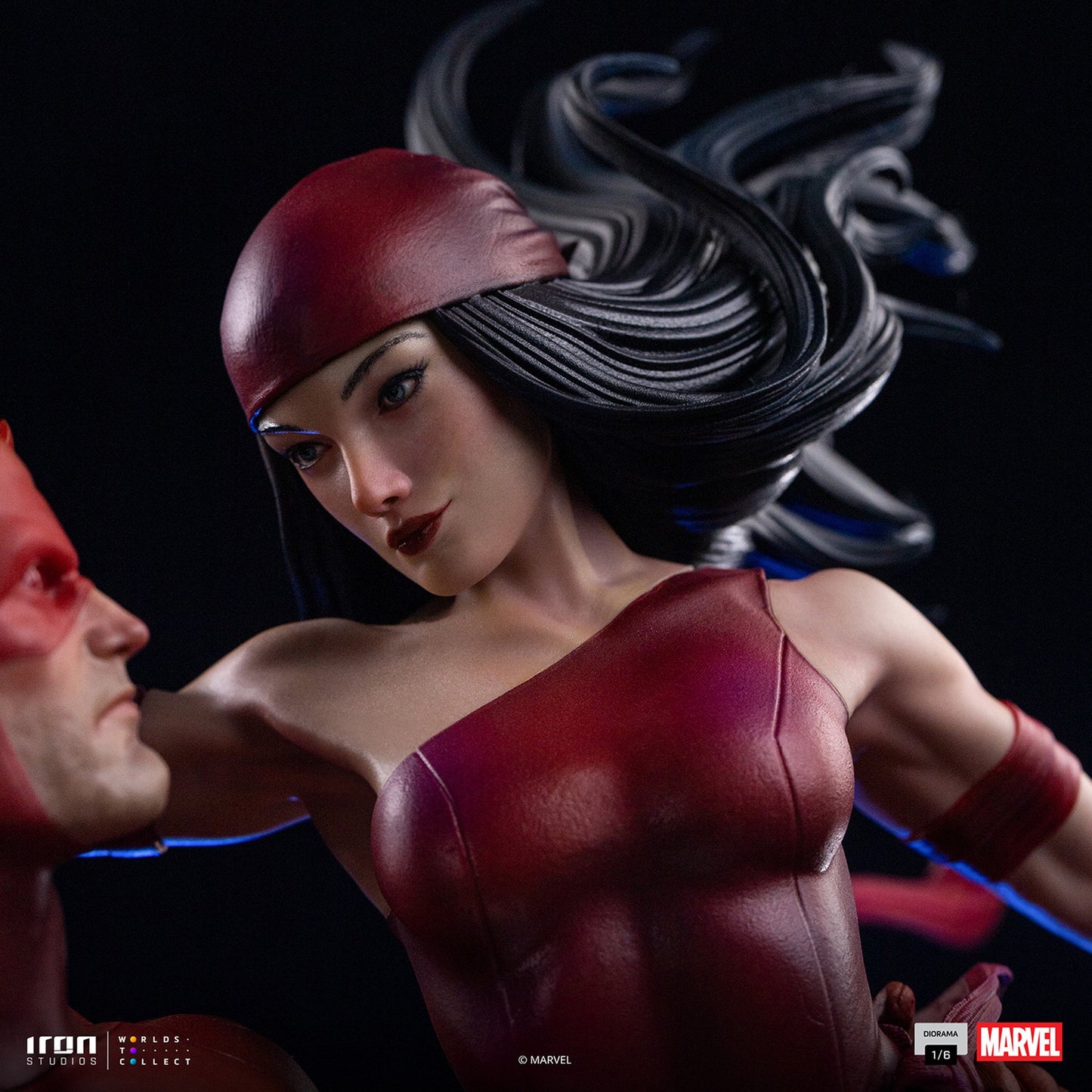 『マーベル』 【アイアン・スタジオ スタチュー】 「ジオラマ」 1/6スケール デアデビル＆エレクトラ［コミック］