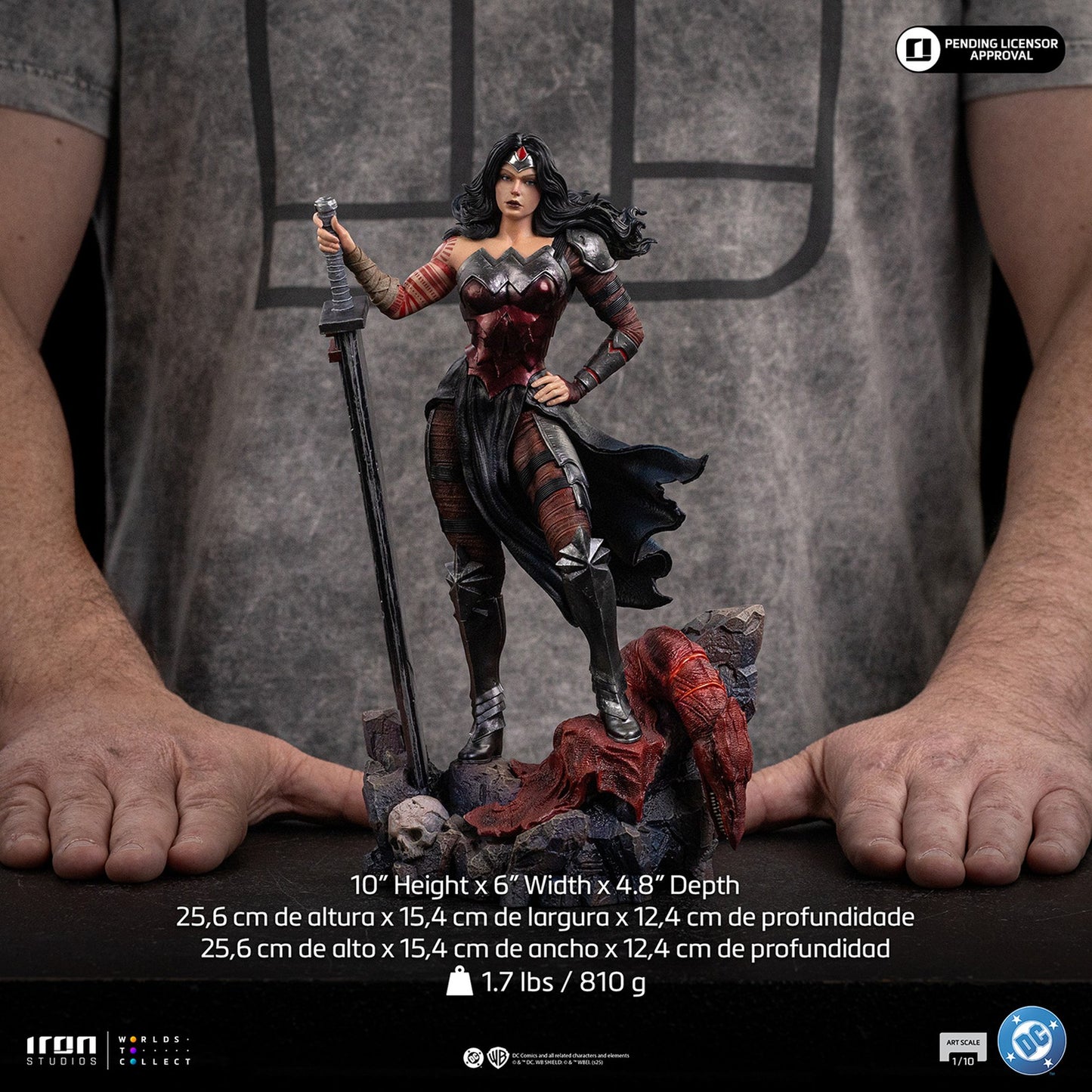 『ＤＣ』 【アイアン・スタジオ スタチュー】 「アートスケール」 1/10スケール アブソリュート・ワンダーウーマン［コミック］