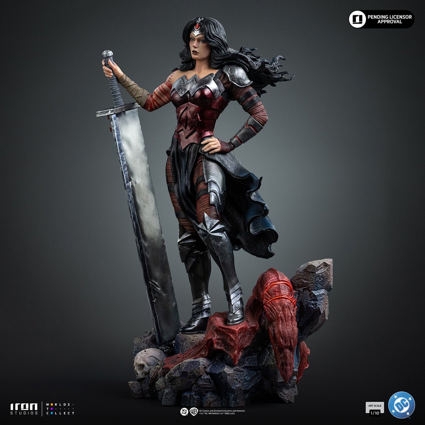 『ＤＣ』 【アイアン・スタジオ スタチュー】 「アートスケール」 1/10スケール アブソリュート・ワンダーウーマン［コミック］