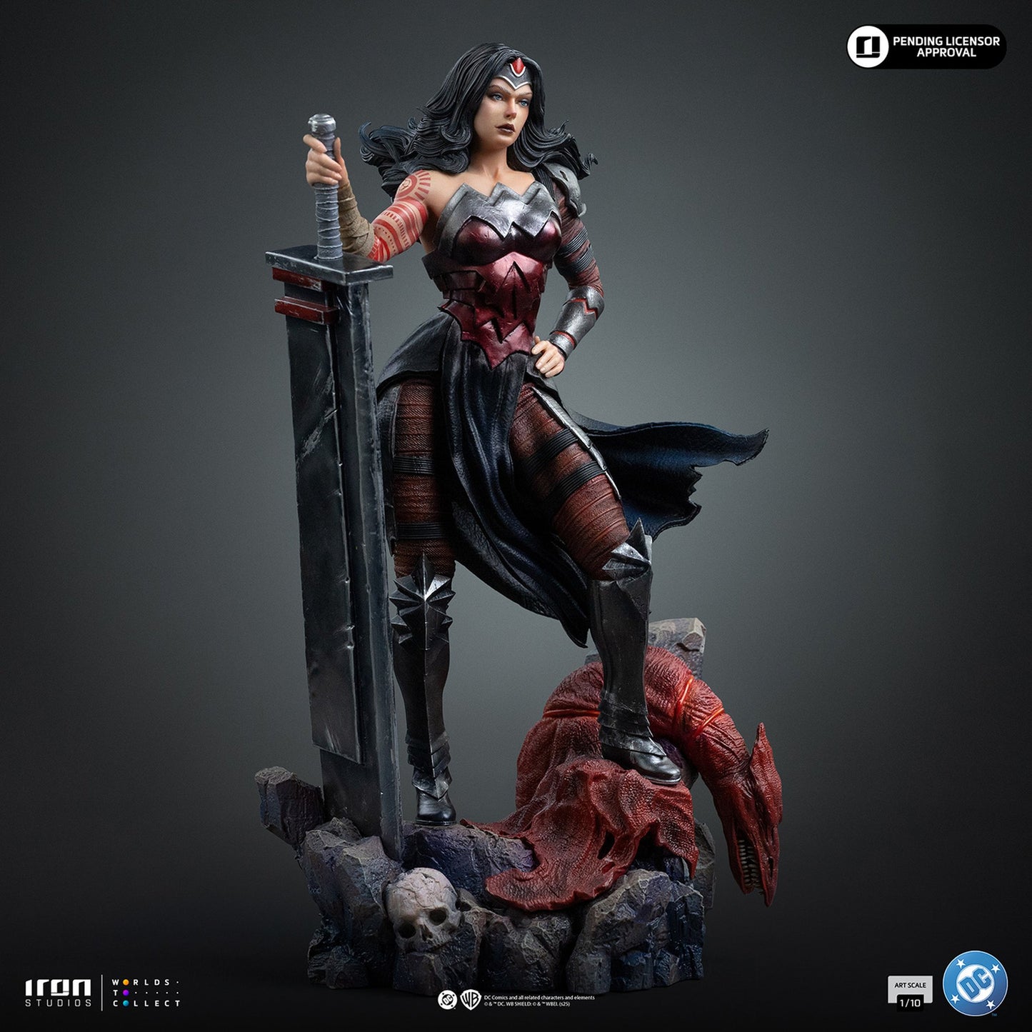 『ＤＣ』 【アイアン・スタジオ スタチュー】 「アートスケール」 1/10スケール アブソリュート・ワンダーウーマン［コミック］