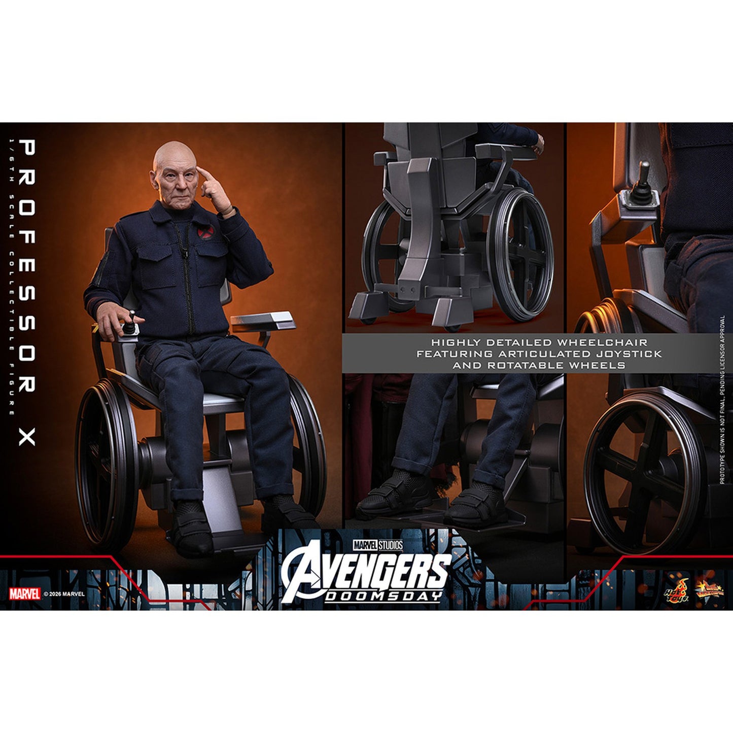 【ムービー・マスターピース】 『アベンジャーズ／ドゥームズデイ』 1/6スケールフィギュア プロフェッサーX