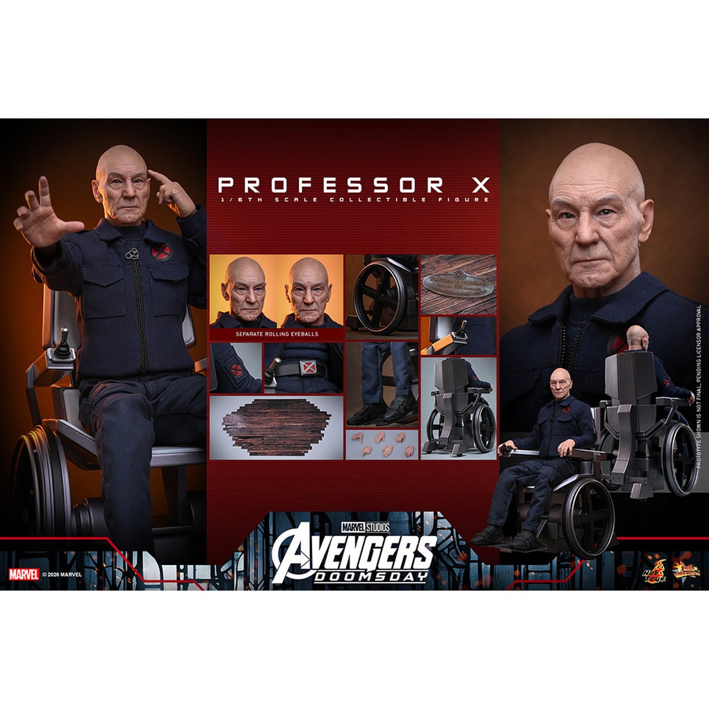 【ムービー・マスターピース】 『アベンジャーズ／ドゥームズデイ』 1/6スケールフィギュア プロフェッサーX